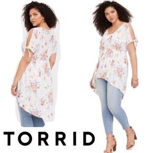 NWT Babydoll Gauze Tunic Top